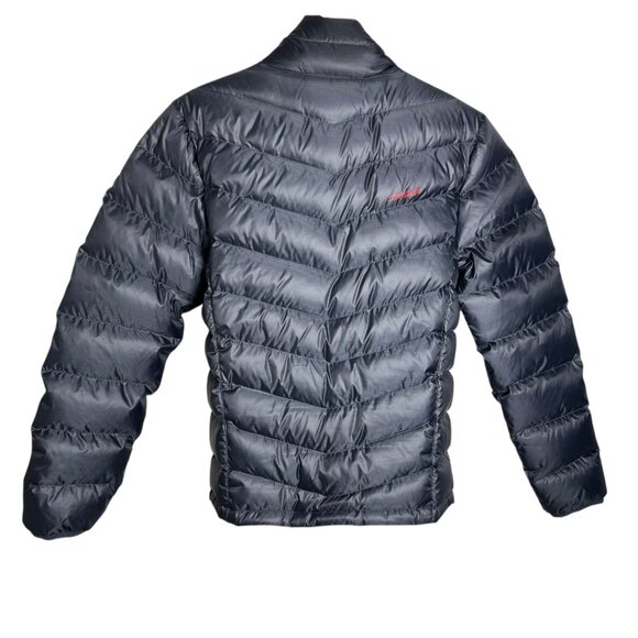 Spyder Men's Pelmo Down Jacket size small dark gray with red accents - Picture 4 of 11